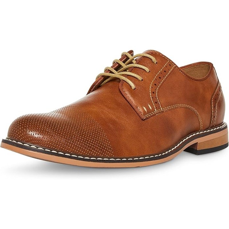 SAOLA Steve Madden M Bobby Oxford scarpe eleganti uomo 11 pelle marrone stringate punta tonda