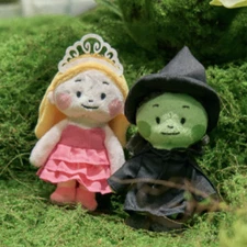 Wicked Plush Keychain Set (Elphaba & Glinda) Wicked Movie Keyring