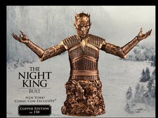 Game of Thrones Night King Bust - ComicCon Exclusive Copper Edition - New in Box