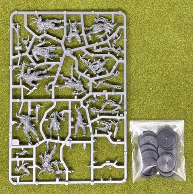 Warhammer 40k: Death Guard - Poxwalkers x10 (Plastic, On Sprue