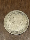 1897-S Barber Quarter Coin, Good Condition Worth $115 . Make An Offer