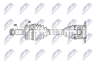NTY Antriebswelle NPW-MS-112 FüR Mitsubishi