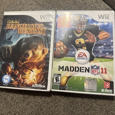 Cabela's Dangerous Hunts 2011 - Madden 2011 Nintendo Wii