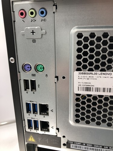 Estación de trabajo Lenovo ThinkStation P720 Xeon Gold 6246 1 TB 96 GB B Win11Pro GTX 1080 - Imagen 4 de 9