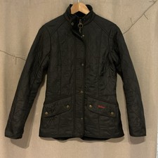 Barbour Ladies Navy Padded Jacket Size 10