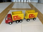 Tiny Tonka Van Truck And Trailer