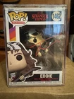 Funko Pop Eddie 1462 Autographed Box Joseph Quinn, Stranger Things