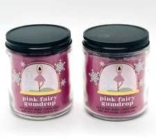2-Pack Bath & Body Works PINK FAIRY GUMDROP Medium Single Wick Candles 7 oz