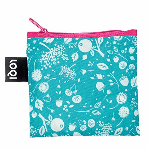 LOQI Seed Teal Reusable Shopping Bag - Picture 2 of 3
