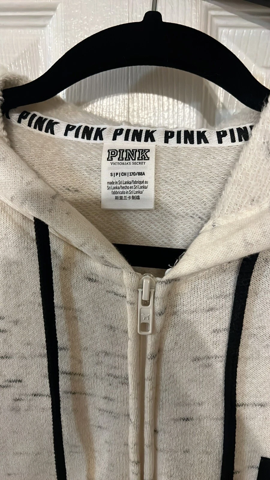 UNDERCOVER Felpa con cappuccio Victoria Secret ROSA