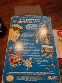 The Simpsons Bart Vs The Space Mutants Cib Nes Nintendo 