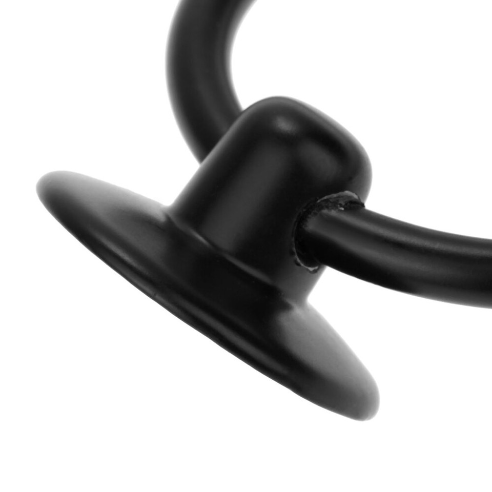 Black Single Hole Drop Pull Handle Knob Kitchen Door Furniture