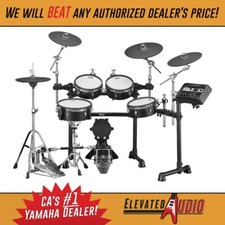 Yamaha DTX8K-M Electronic Drum Kit, Black Forest BF Finish, Mesh Drum Heads