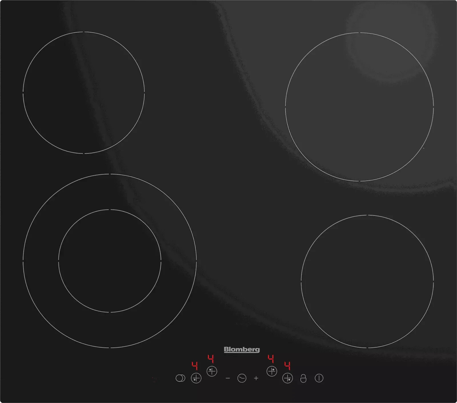 Blomberg MKN54212 58cm Ceramic Hob - Black, Hard Wired, Manufacturer's Warranty