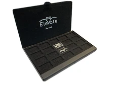 Silver Bullion bar Gold Bullion Bar Precious Metals Case +(2) 1gram silver bars