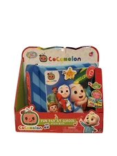 Cocomelon Fun Day At School Musical Plush Book Cloth JJ Coco Melon Kids NEW