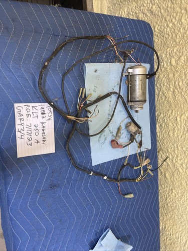 1982 Kawasaki Klt 250 Main Engine Wiring Harness Starter Motor 105 - Picture 19 of 19
