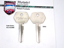 Pair Of SAAB Key Blanks (1974-1993 Models) - Plastic Head SB1 / SAA1-P / X52 / YM22AP