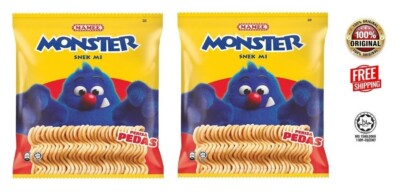 2 X MAMEE MONSTER FAMILY PACK ( 25g x 8 ) NOODLE SNACK MALAYSIA +