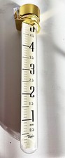 Taylor Precision Products Heritage 12 Inch Tall Glass Rain Gauge Wall Fence Hang