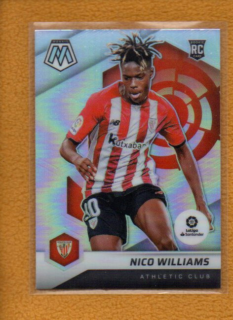 Nico Williams 2021-22 Panini Mosaic LaLiga Soccer Rookie