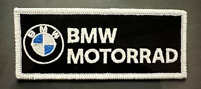 FABULOUS ''BMW MOTORRAD'' EMBROIDERED IRON-ON PATCH...