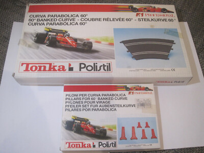 Tonka Polistil - F1 Professional - Steilkurve + Pfeilerset Steilkurve  - IN OVP