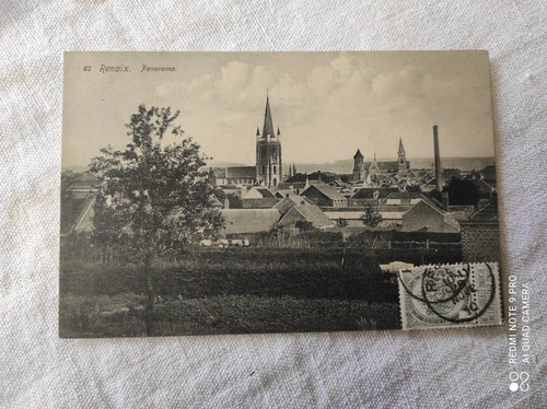 Postcard postcard Belgium RENAIX Panorama