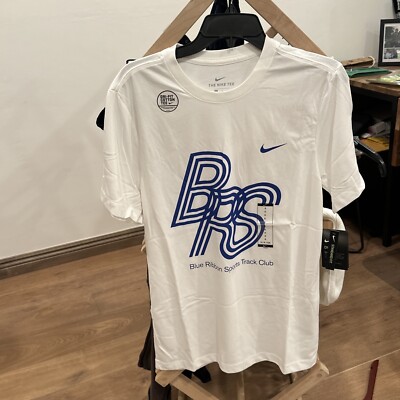 New S Nike Blue Ribbon Sports Track Club Running Dri-Fit Shirt