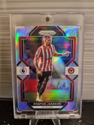 Panini Prizm Premier League 2022-23 PONTUSS JANSSON Silver Prizm #40 Brentford