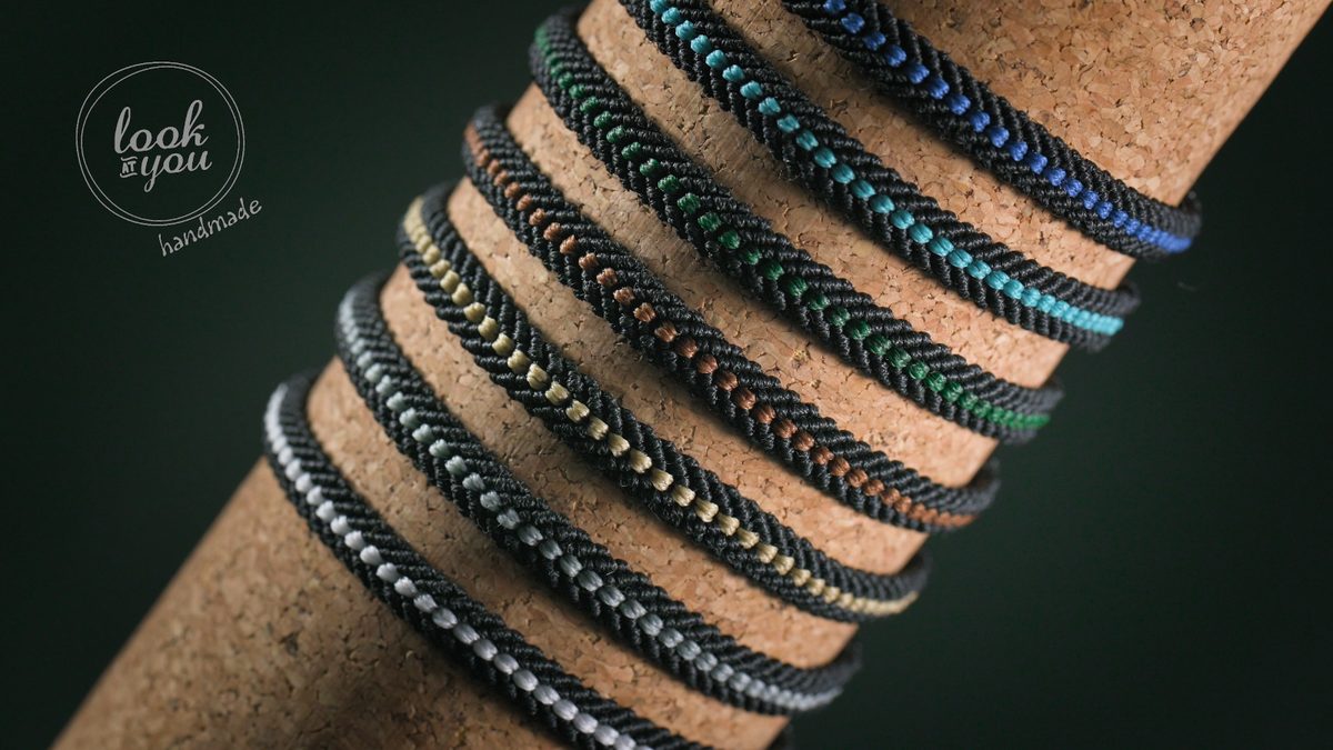 Teenage Boy Friendship Bracelet, Woven Bracelet for Men, Black