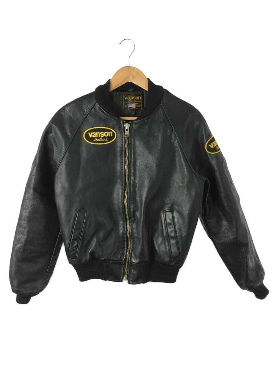 Used vanson leather jacket clearance
