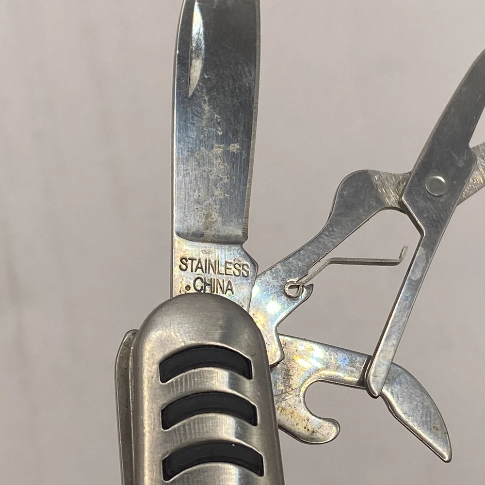 Multi Tool Folding Pocket Knife 2" Blade Bob Marler Automotive Park Hills🔔