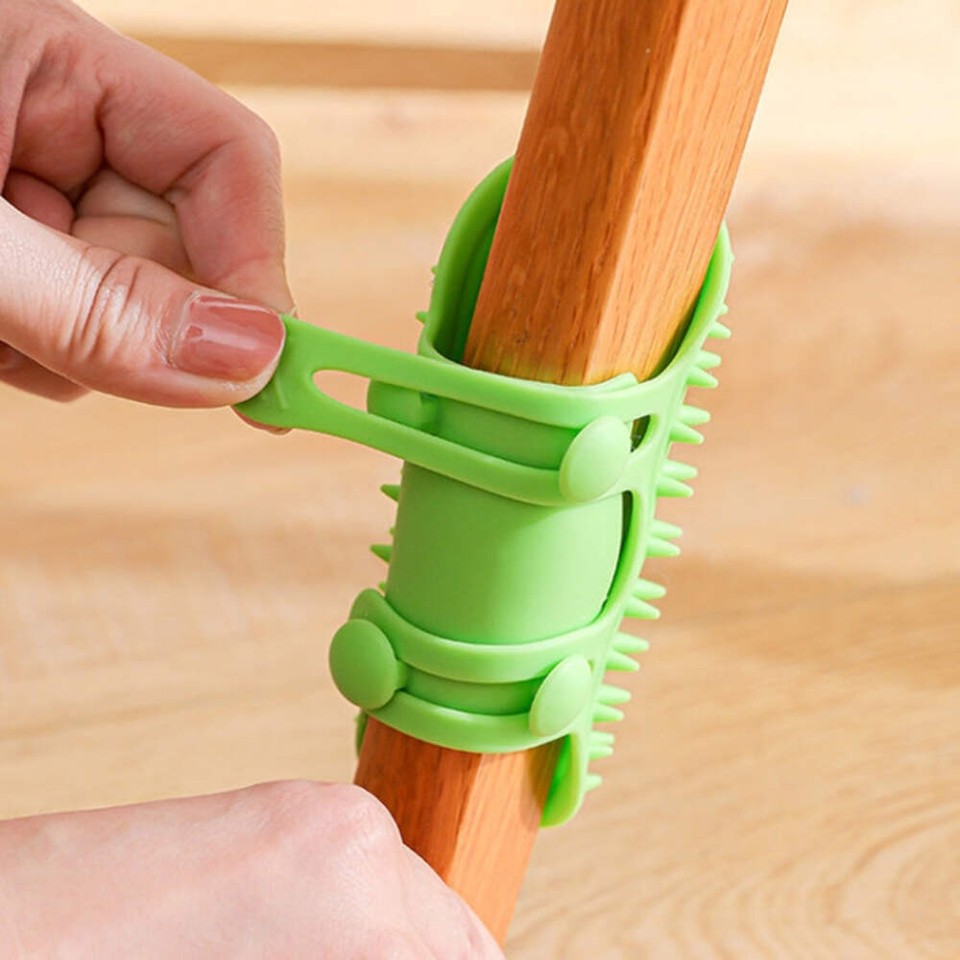 Multifunctional Cat Table Leg Scratcher Pet Silicone Hair Massage Brush