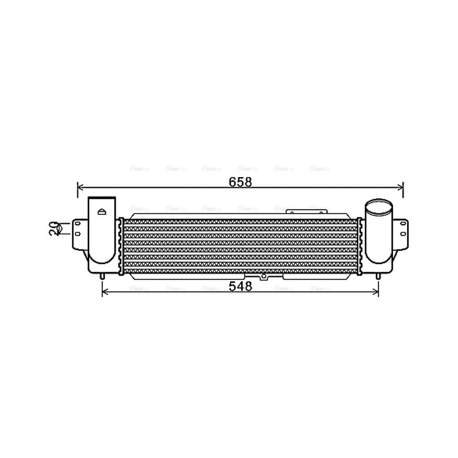 Intercooler KA4141 AVA 281904A160