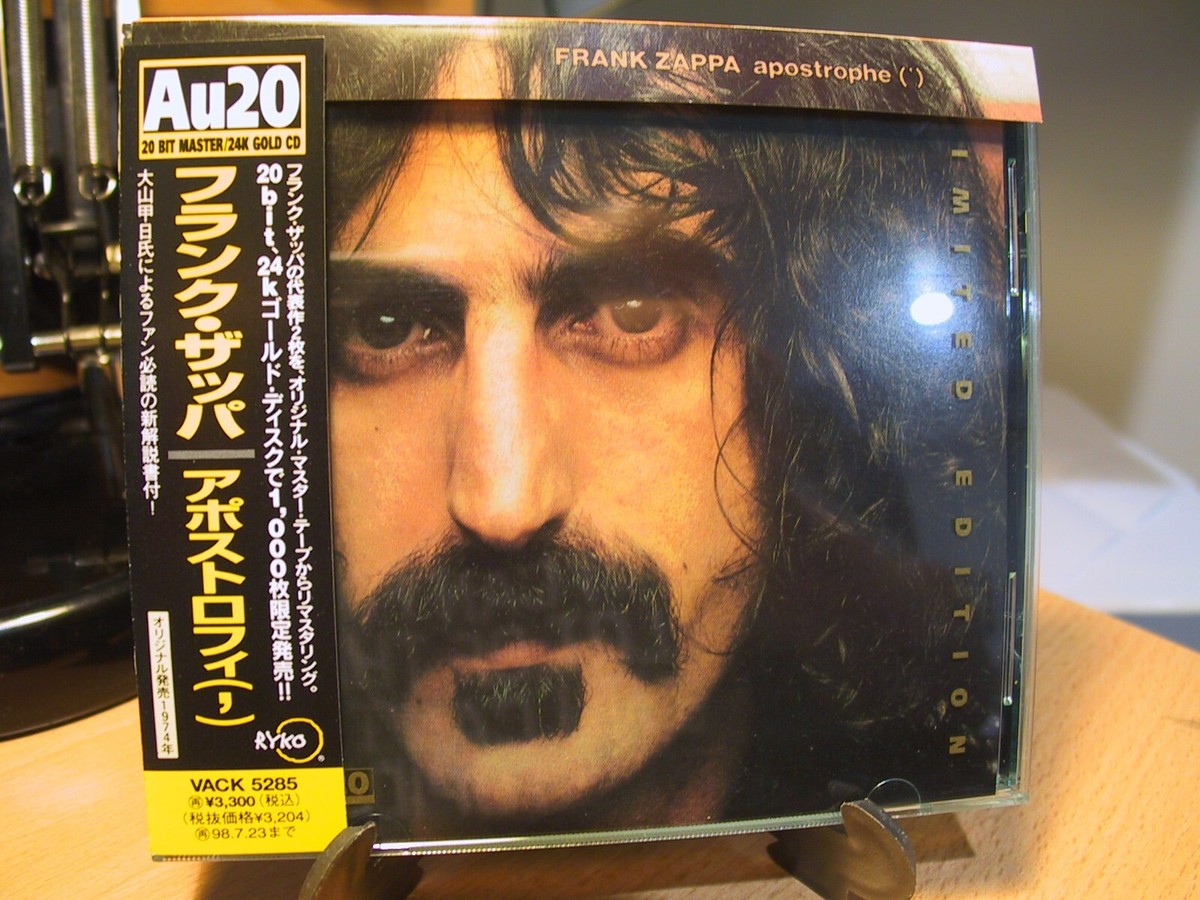 24K Gold CD VACK-5285 Frank Zappa Apostrophe Japan OBI | eBay