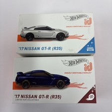 Hot Wheels Nissan GT-R (R35) 2018 ID Series #1 y #2 lote de dos 