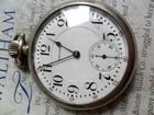 Antique 1915 Waltham Grade 645 21 Jewel 5 Adj. Railroad Open Face Pocket Watch