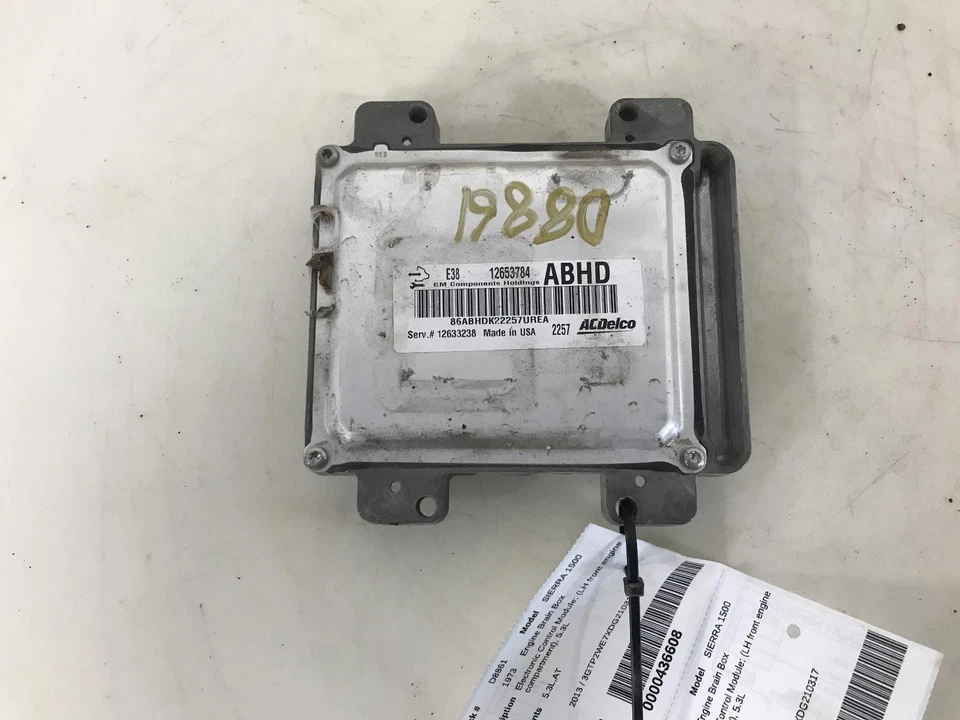 Used Engine Control Module (ECM) fits: 2013 Gmc Sierra 1500 pickup Electronic Co - Image 2 of 4