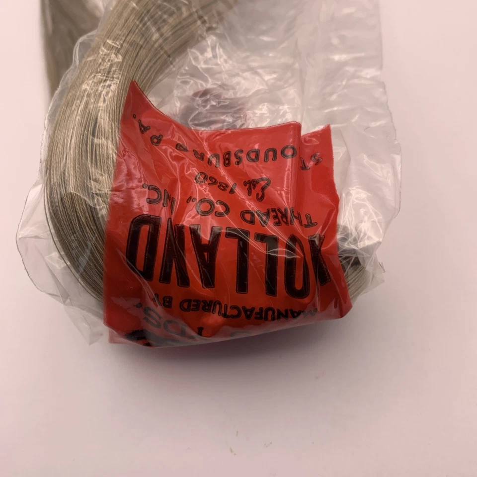 Vtg Holland Thread SILK WAXED SEWING 2449 THREAD Size-A Color 661 Unknown Yards - Image 3 of 4