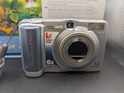 Canon PowerShot A10 1.3MP 6x Zoom Compact Digital Camera Y2K Retro