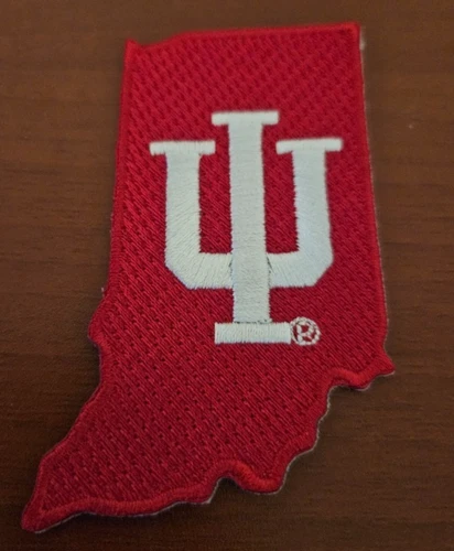 Indiana Hoosiers 3" Iron On Embroidered Patch FREE Shipping!!
