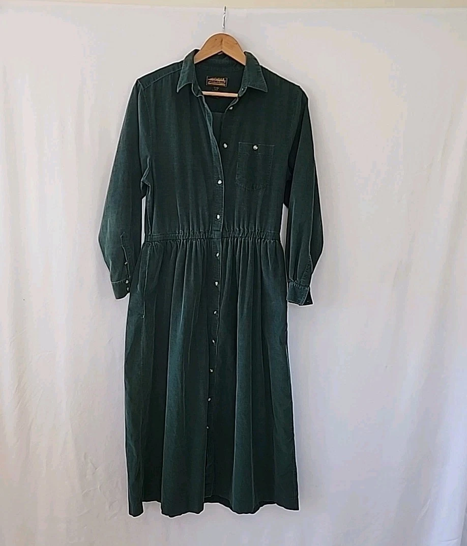 Corduroy Green Vintage Dresses for Women for sale | eBay