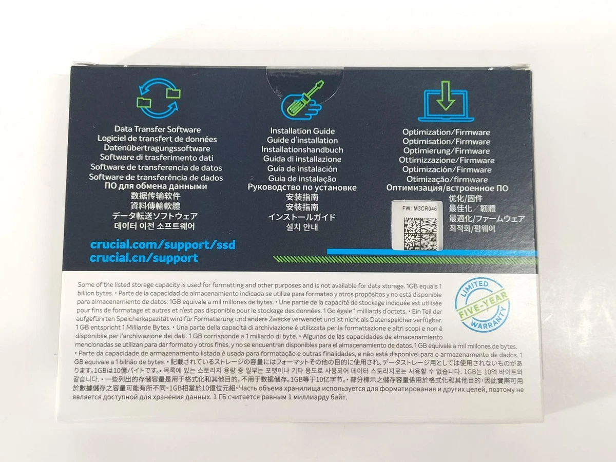 SSD interno Crucial MX500 500 GB 2,5 pulgadas