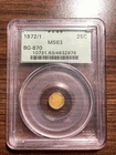 1872 California Fractional Gold — photo from another recent sale