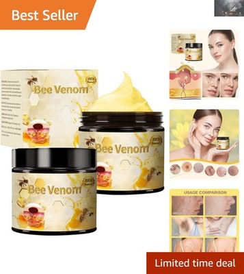 Natural Bee Venom Repair Cream with Vitamin C - Ideal for All Skin Types, 2-Pack