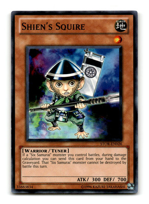 Shien's Squire - STOR-EN026 - YuGiOh-LP