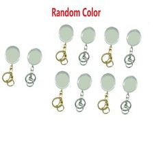 Coins Holder Keychain Capsule Storage Box Key Ring For 30mm Round Coin V