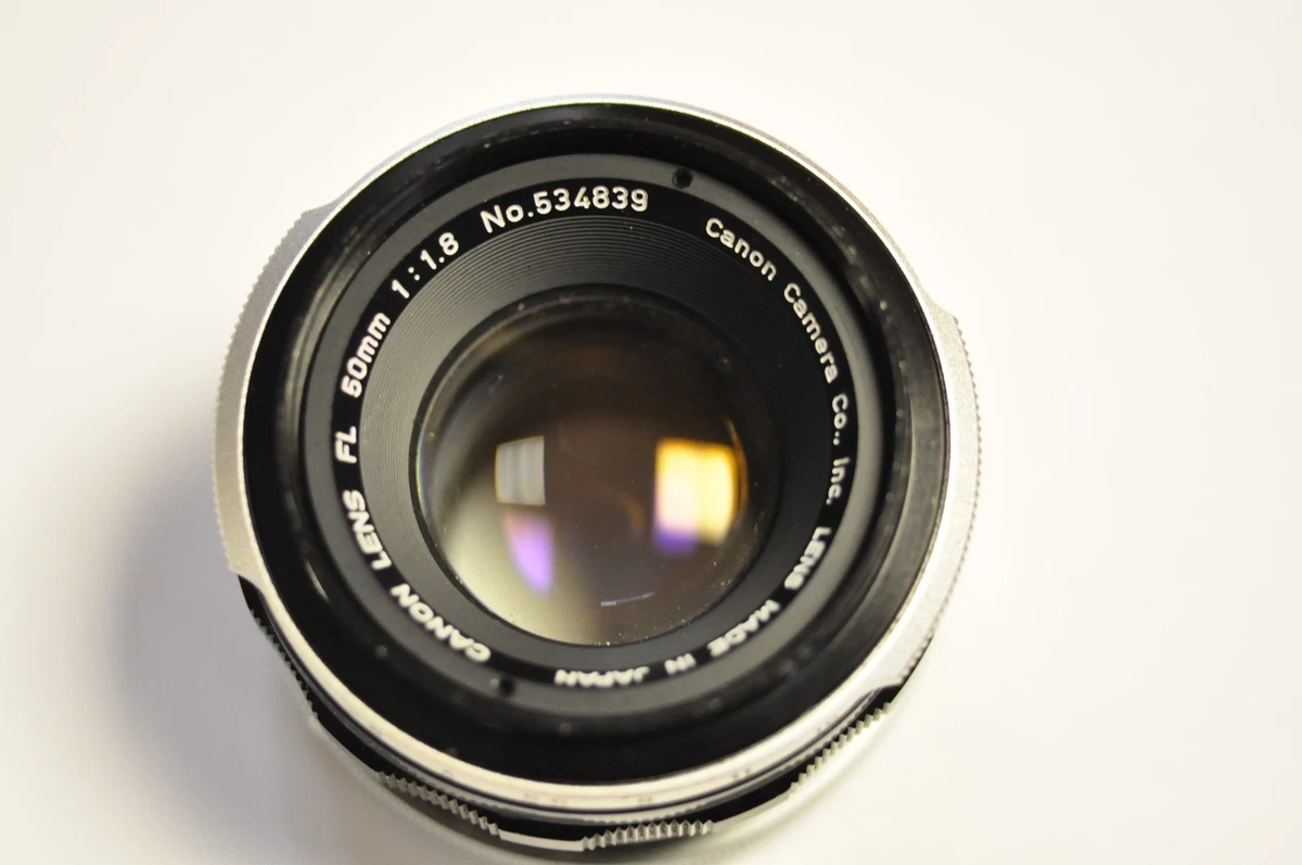 Canon f/1.8 Camera Lenses FL 50mm Focal for sale - eBay