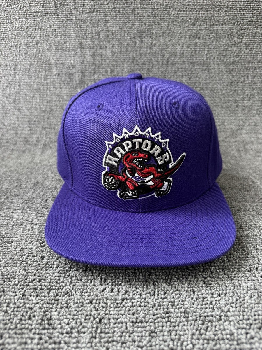 Mitchell & Ness Raptors Retro Snapback Purple Flat Brim Hat